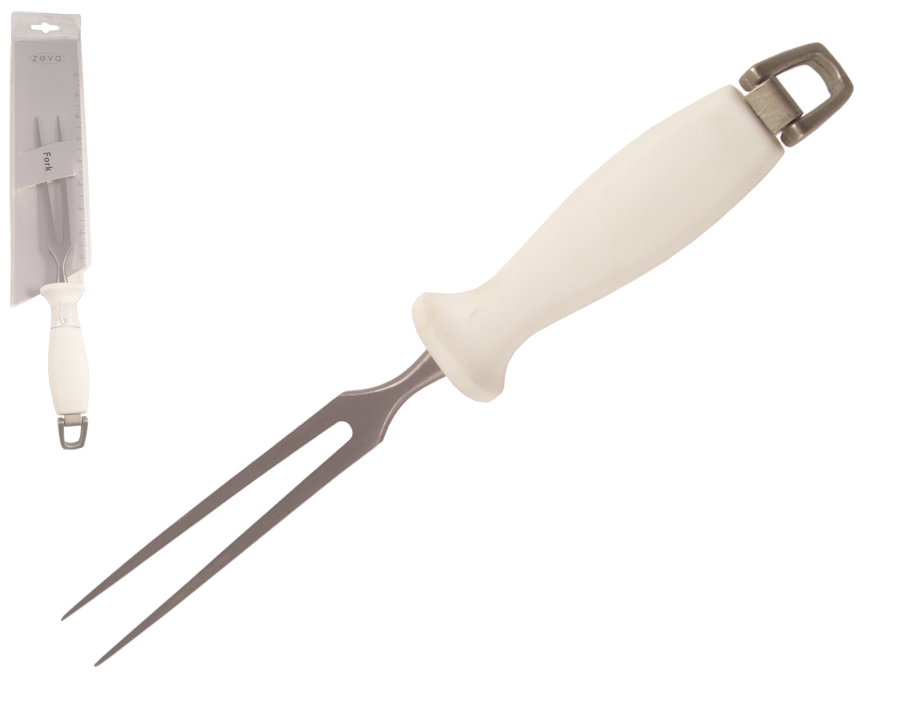 ZEVA INDUSTRIAL CARVING FORK WHITE