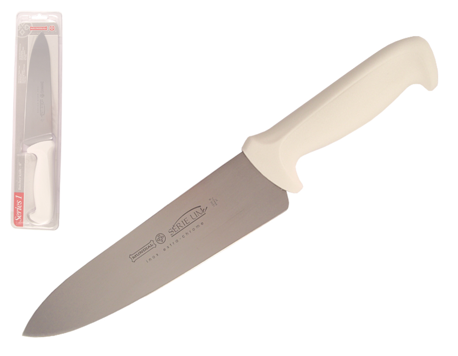 Mundial Series 1 Line 8" Cook's Knife (White Handle)