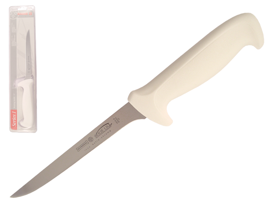 Mundial Series 1 Line 6" Filleting Knife (White Handle)
