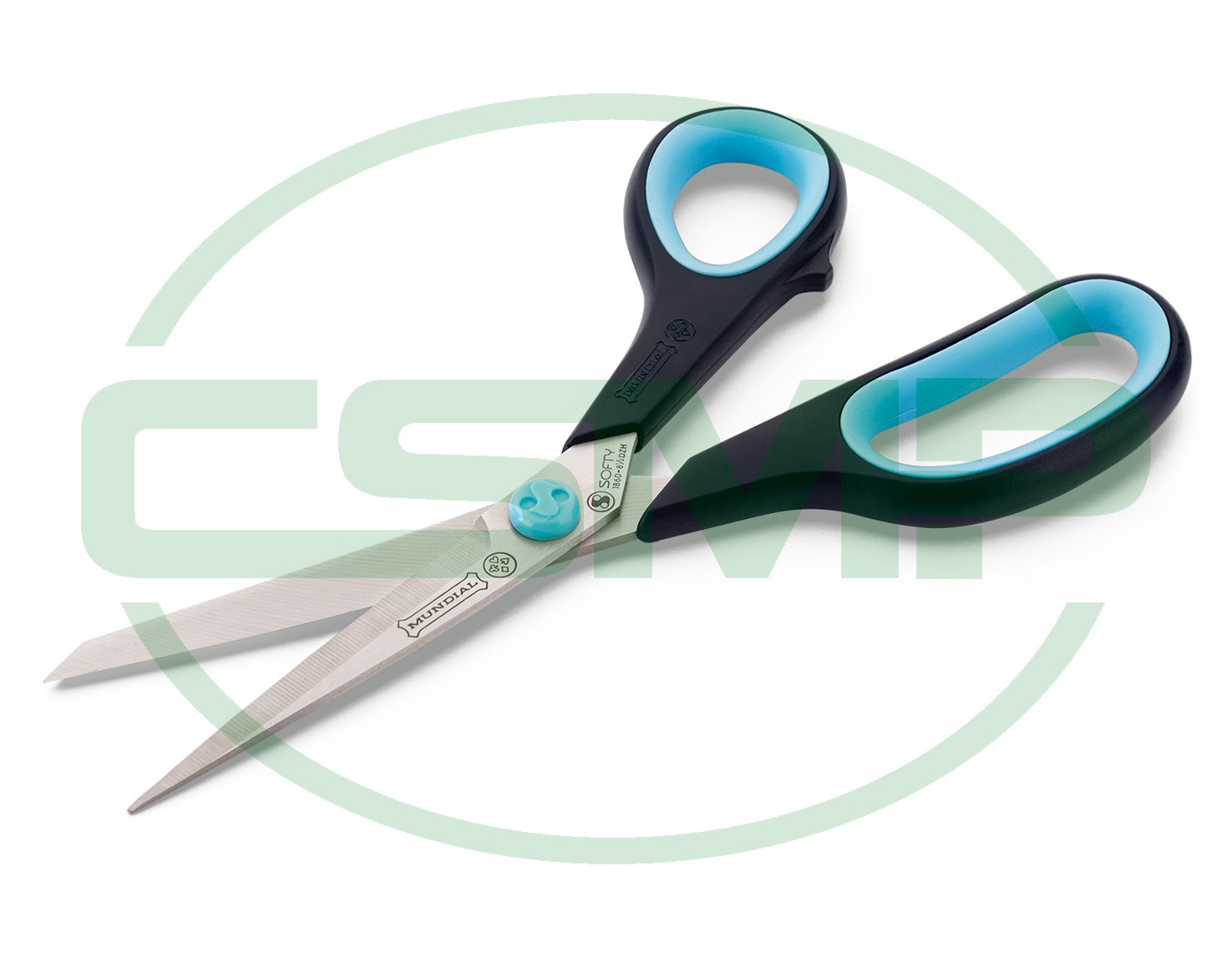 1860 8-1/2" SOFTGRIP SCISSOR DBLUE/LBLUE