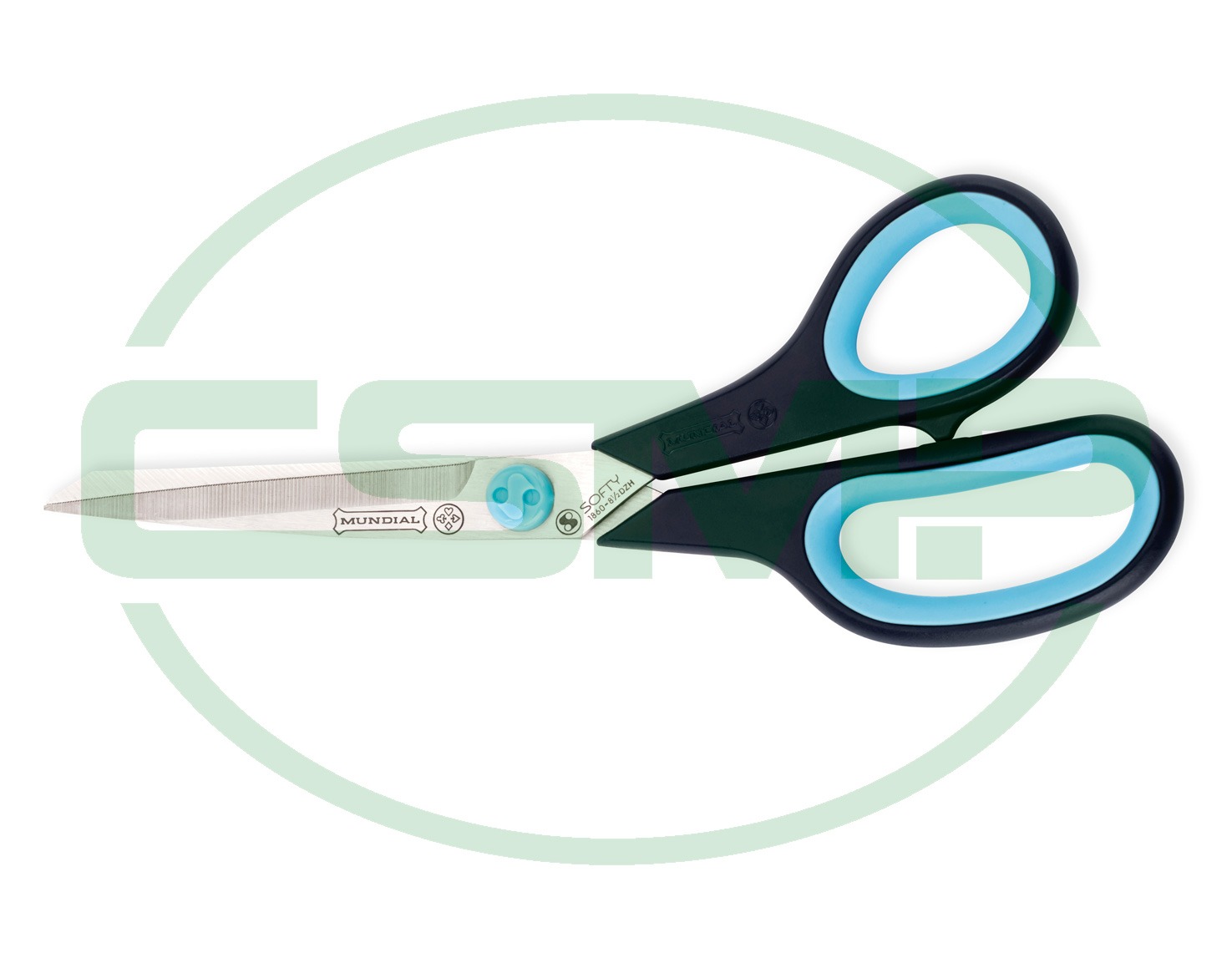 1860 8-1/2" SOFTGRIP SCISSOR DBLUE/LBLUE