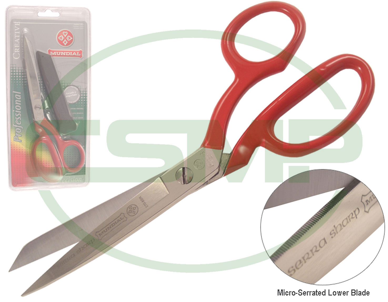 270SR 8" SERRATED SHARP SCISSOR MUNDIAL