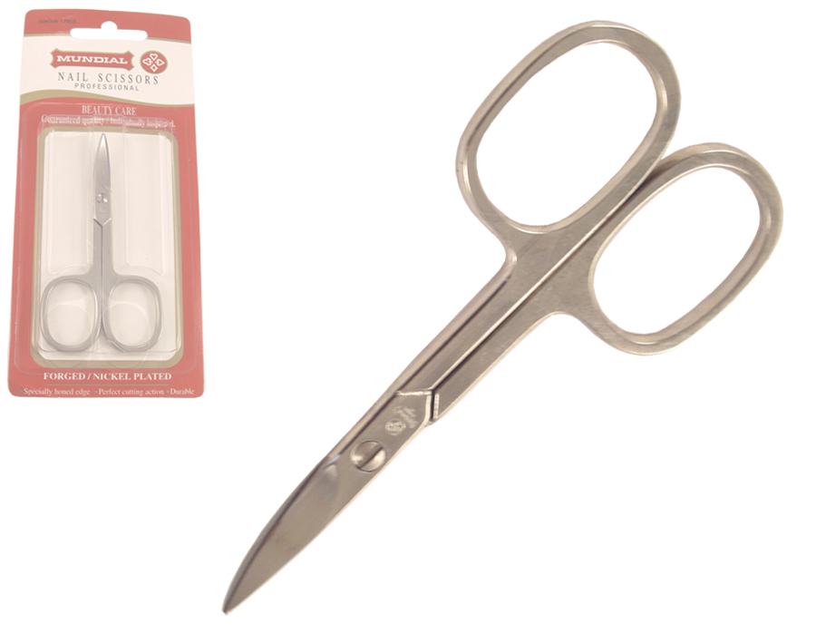 Mundial Classic Line 3.50" Curved Nail Scissors
