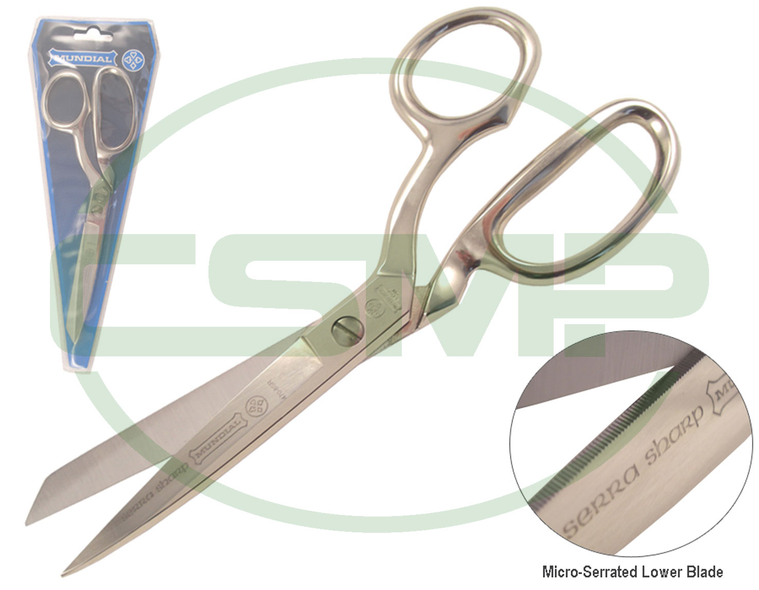 470SR 8" NICKEL PLATED SERRATED MUNDIAL