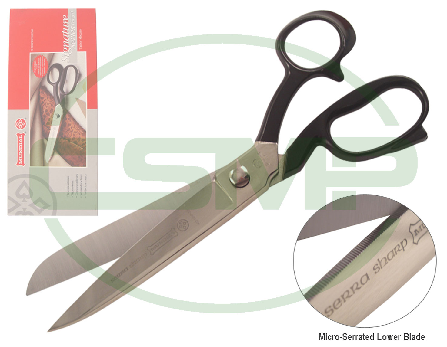 490NPSR 12" NICKEL PLATED SERRATED MUNDIAL