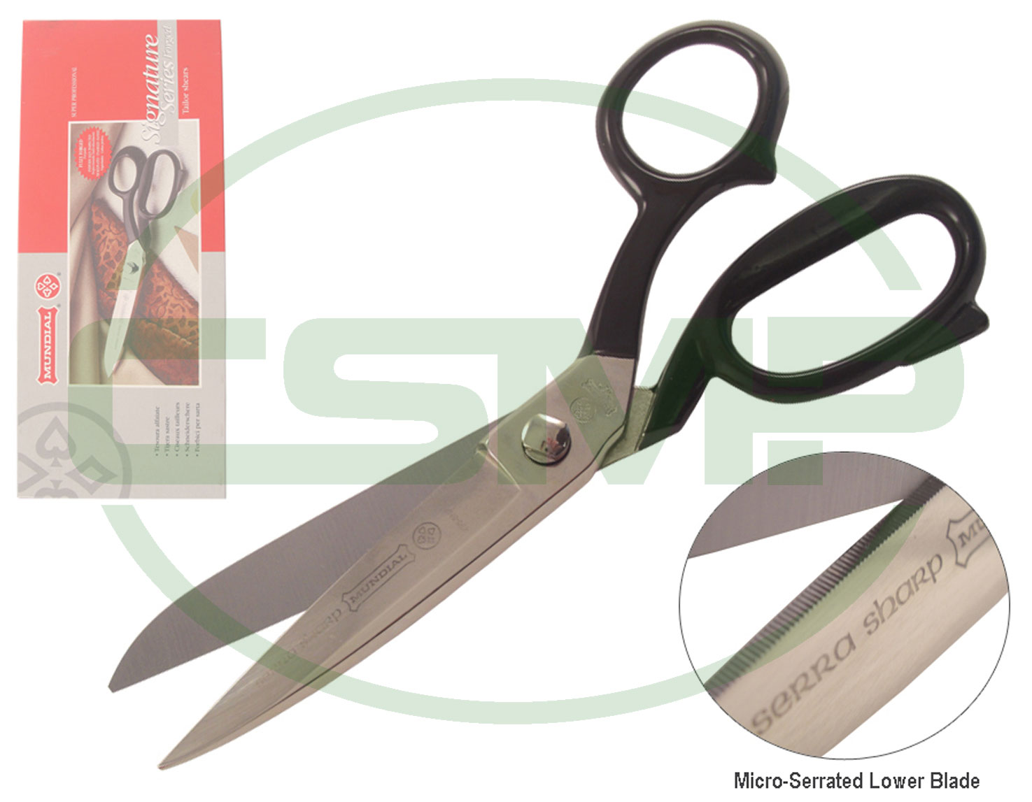 490NPSR 8" NICKEL PLATED SERRATED MUNDIAL