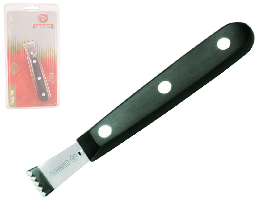 Mundial 5100 Series Lemon Zester (Black Handle)