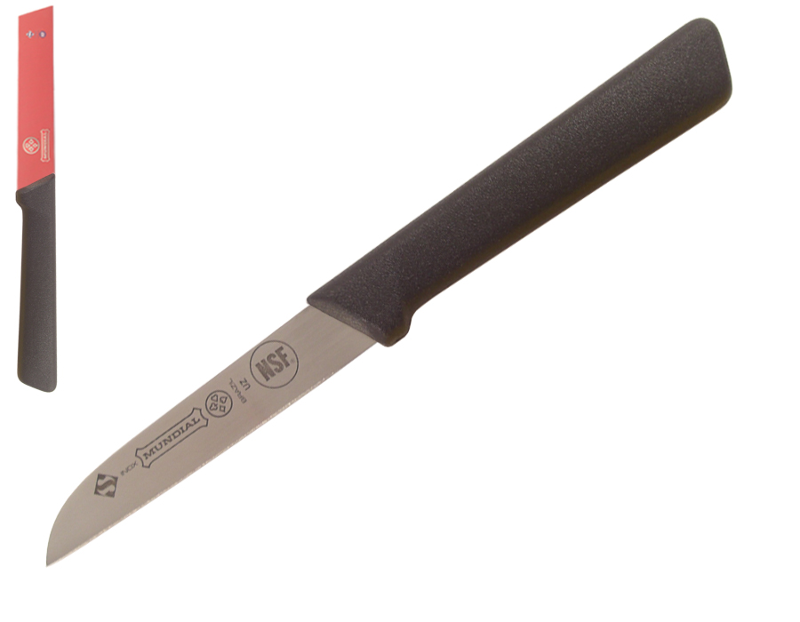 Mundial 5600 Series 3" Sheep's Foot Paring Knife (Black Handle)