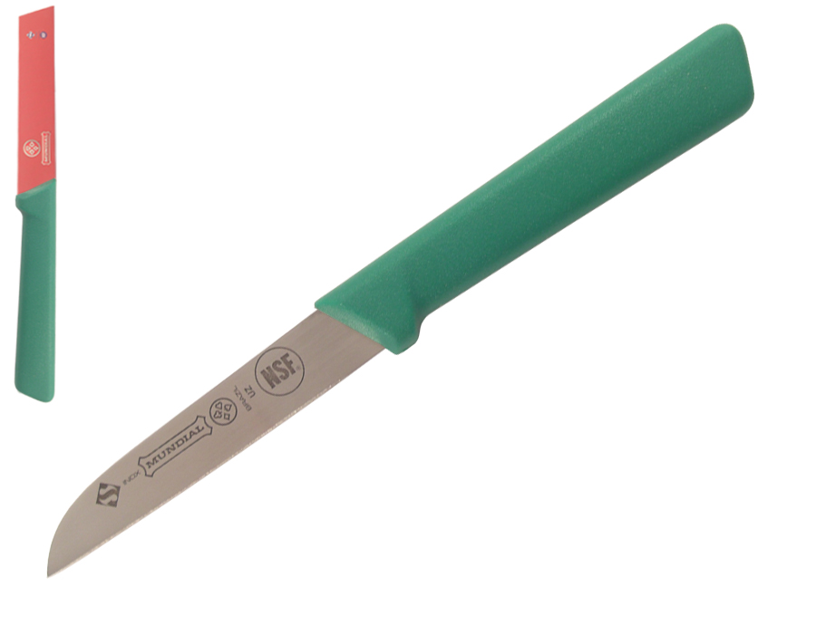 Mundial 5600 Series 3" Sheep's Foot Paring Knife (Green Handle)