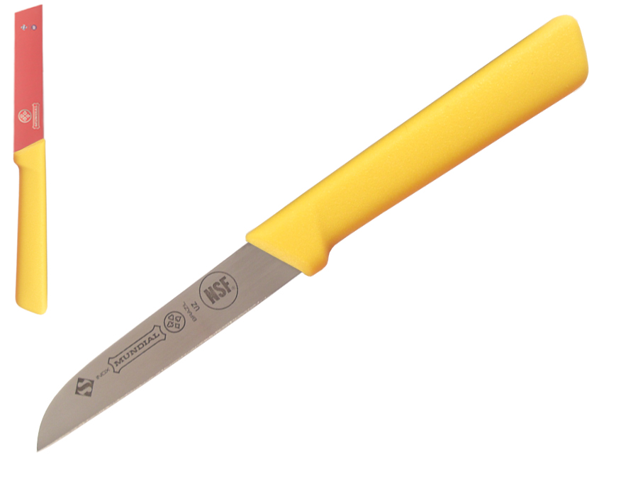 Mundial 5600 Series 3" Sheep's Foot Paring Knife (Yellow Handle)