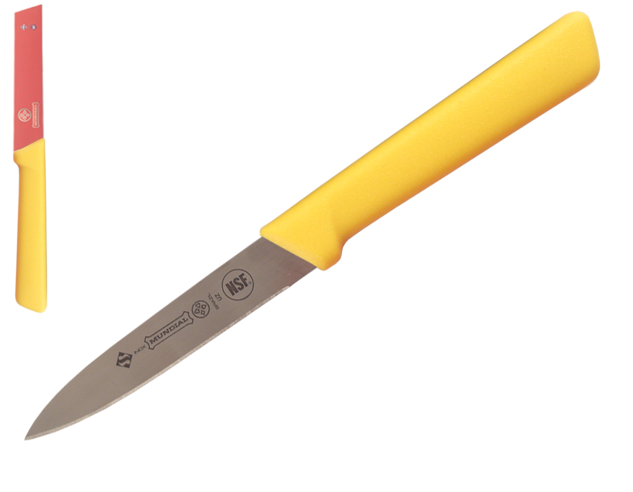 Mundial 5600 Series 4" Spear Point Paring Knife (Yellow Handle) **DISCONTINUED**