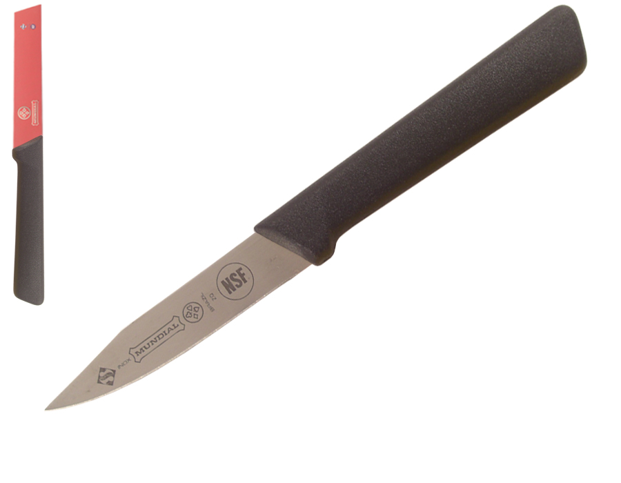 Mundial 5600 Series 3" Clip Point Paring Knife (Black Handle)