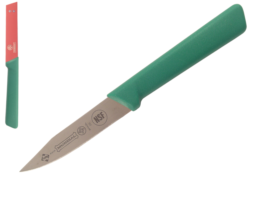 Mundial 5600 Series 3" Clip Point Paring Knife (Green Handle)