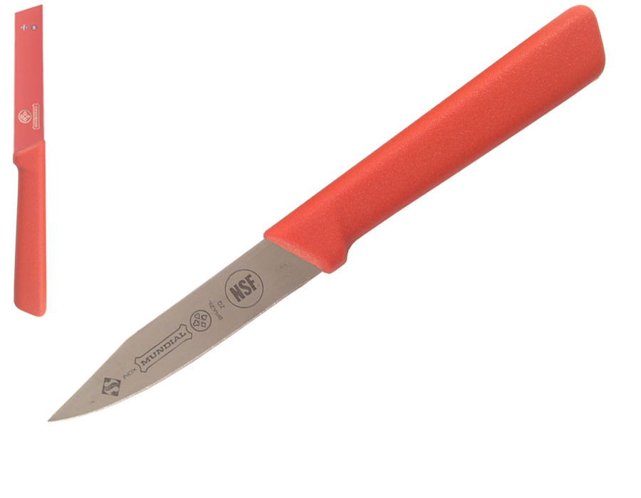Mundial 5600 Series 3" Clip Point Paring Knife (Red Handle)