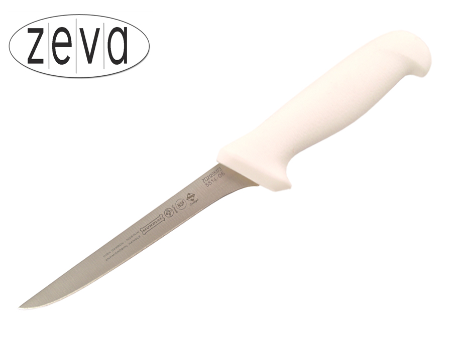 Mundial 5500 Series 6" Narrow Stiff Boning Knife (White Handle)