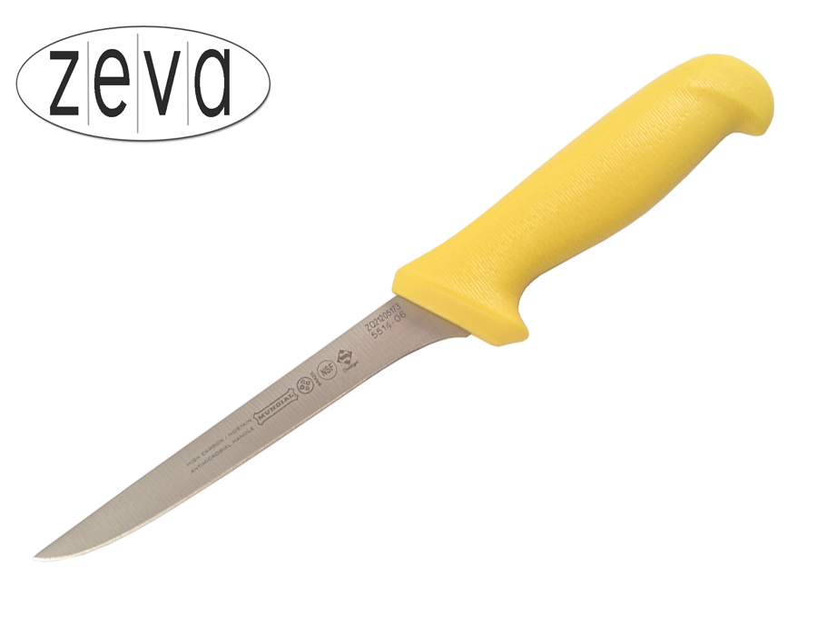 Mundial 5500 Series 6" Narrow Stiff Boning Knife (Yellow Handle)