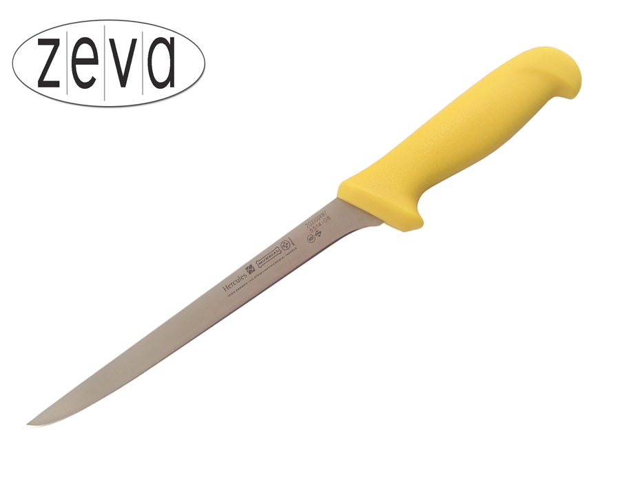 Mundial 5500 Series 8" Narrow Stiff Boning Knife (Yellow Handle)