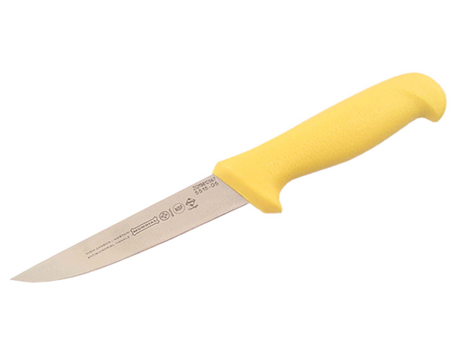 Mundial 5500 Series 5" Extra Wide Stiff Boning Knife (Yellow Handle)