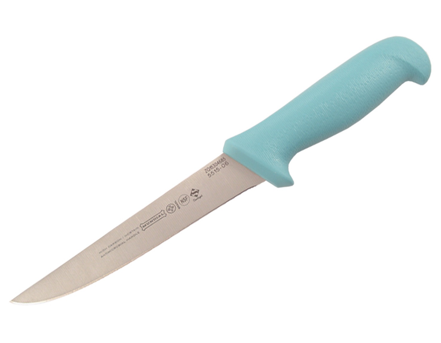 Mundial 5500 Series 6" Extra Wide Stiff Boning Knife (Light Green Handle)