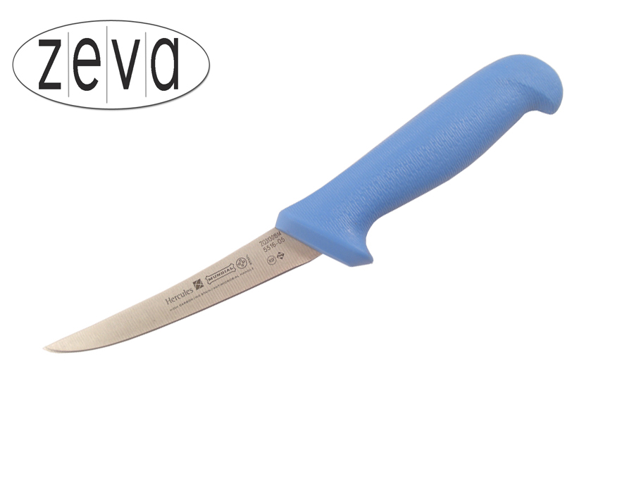 Mundial 5500 Series 5" Wide Curved Boning Knife (Light Blue Handle)