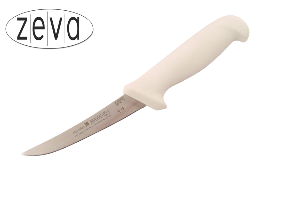 Mundial 5500 Series 5" Wide Curved Boning Knife (White Handle)
