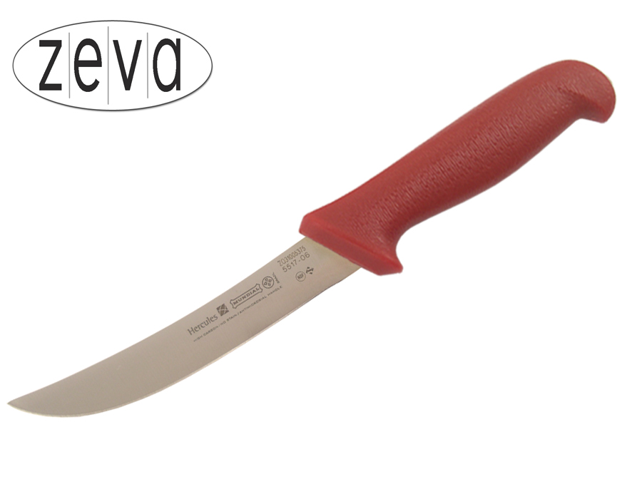 Mundial 5500 Series 6" Cimeter Knife (Red Handle)