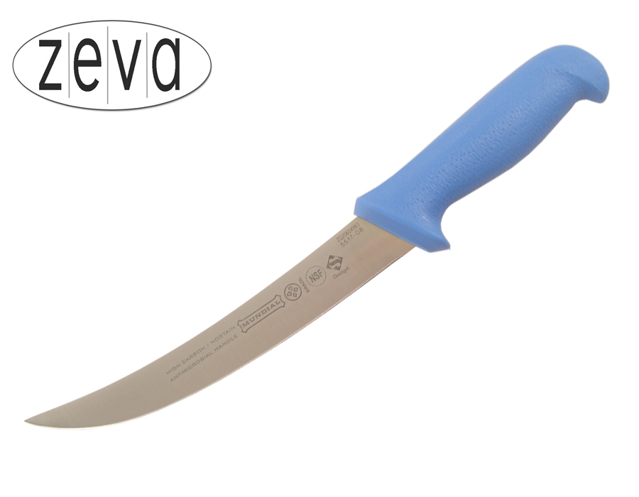 Mundial 5500 Series 8" Cimeter Knife (Light Blue Handle)