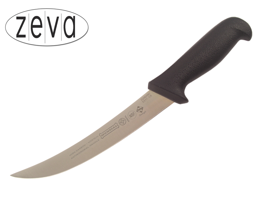 Mundial 5500 Series 8" Cimeter Knife (Black Handle)