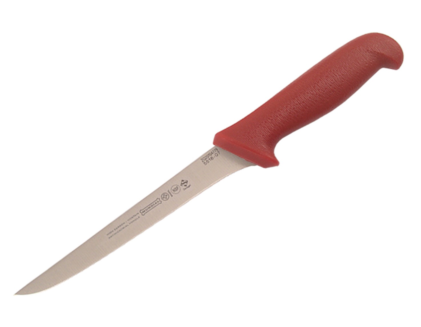 Mundial 5500 Series 7" Narrow Boning Knife (Red Handle)