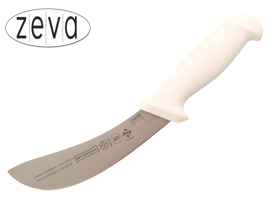 Mundial 5500 Series 6" Skinning Knife (White Handle)