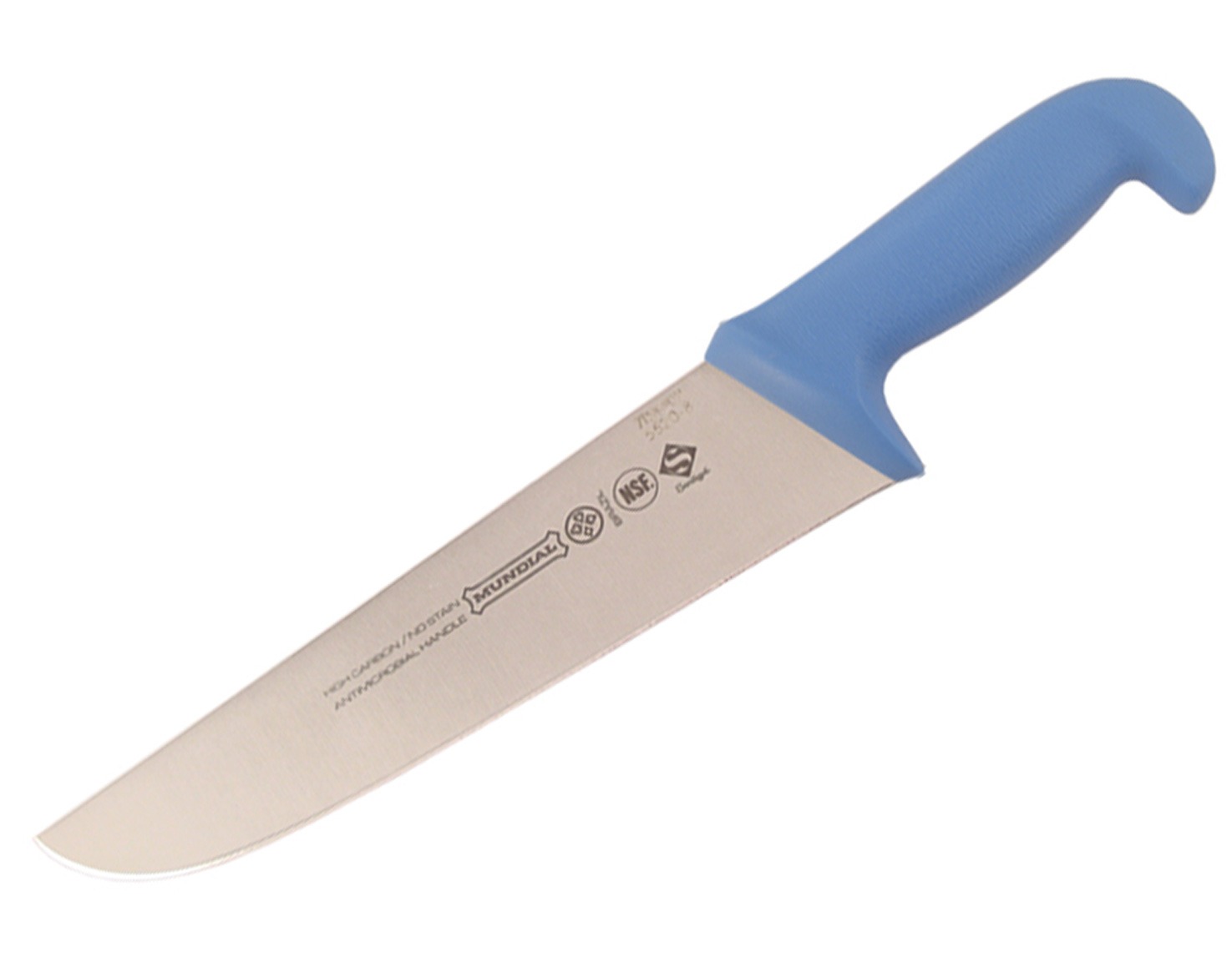 Mundial 5520031BE 8" Butcher's Knife (Light Blue Handle)