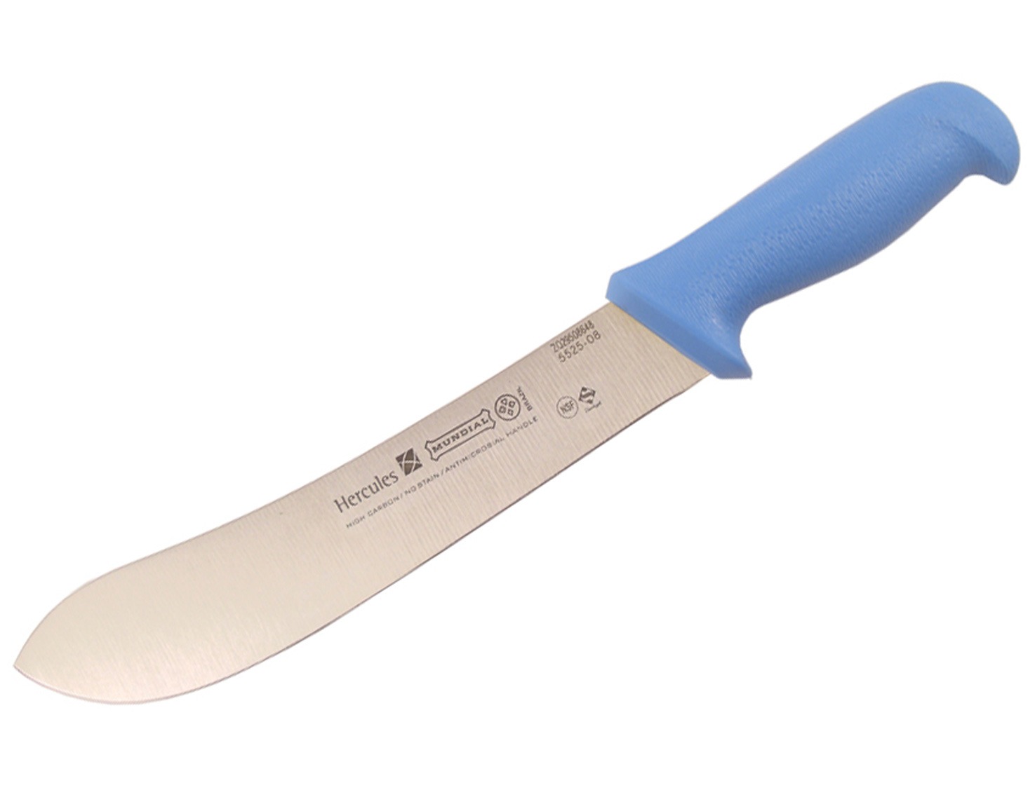 Mundial 5525031BE 8" Butcher's Knife (Light Blue Handle)