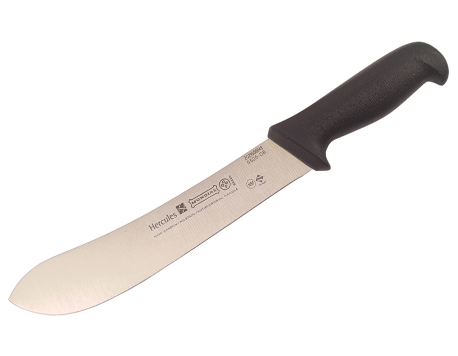 Mundial 5525031BK 8" Butcher's Knife (Black Handle)