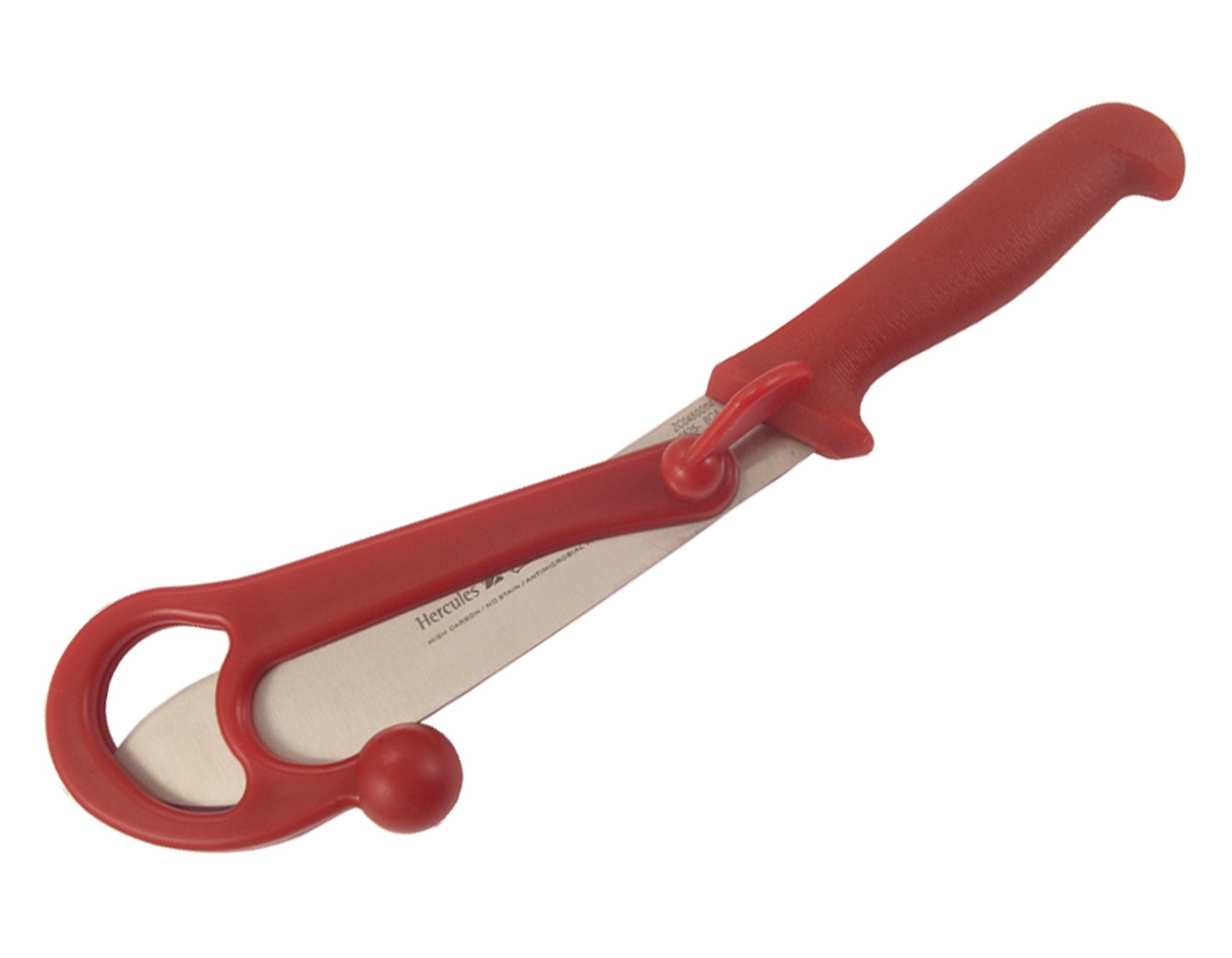 Mundial 55258REDWG 8" Butcher's Knife with Attachment (Red Handle)