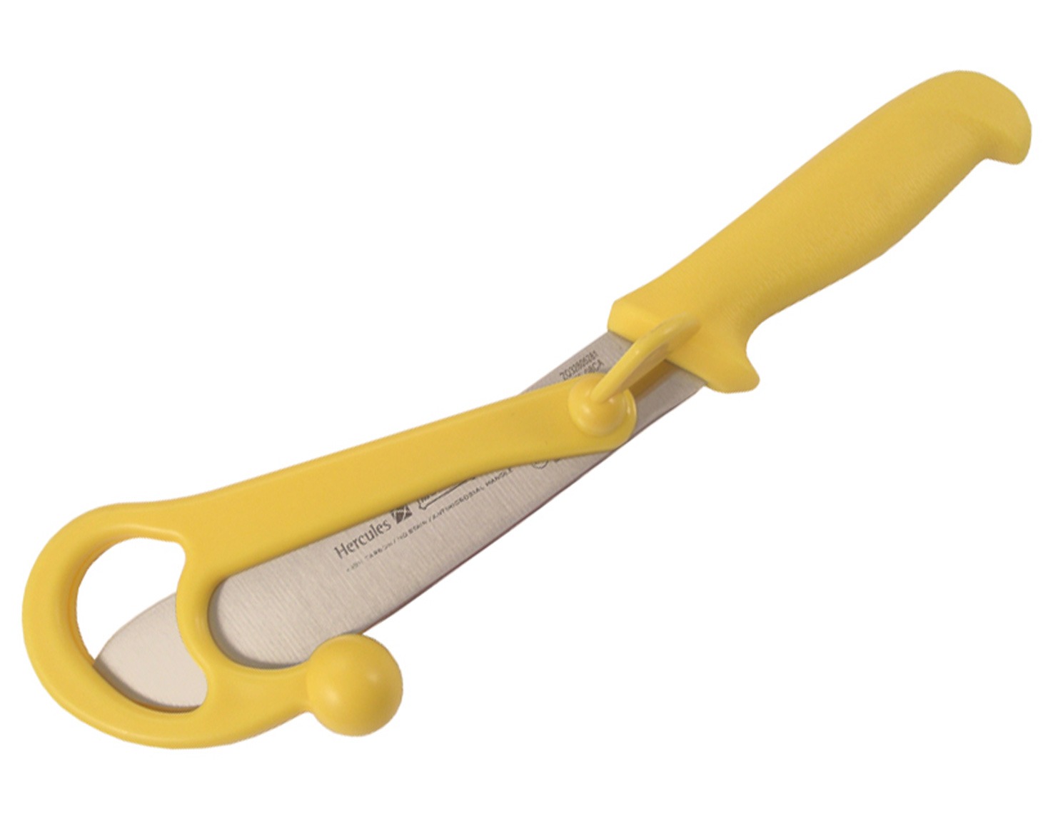 Mundial 55258YEWG 8" Butcher's Knife with Attachment (Yellow Handle)