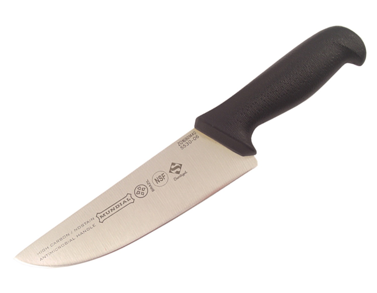 Mundial 5500 Series 6" Butcher's Knife (Black Handle)