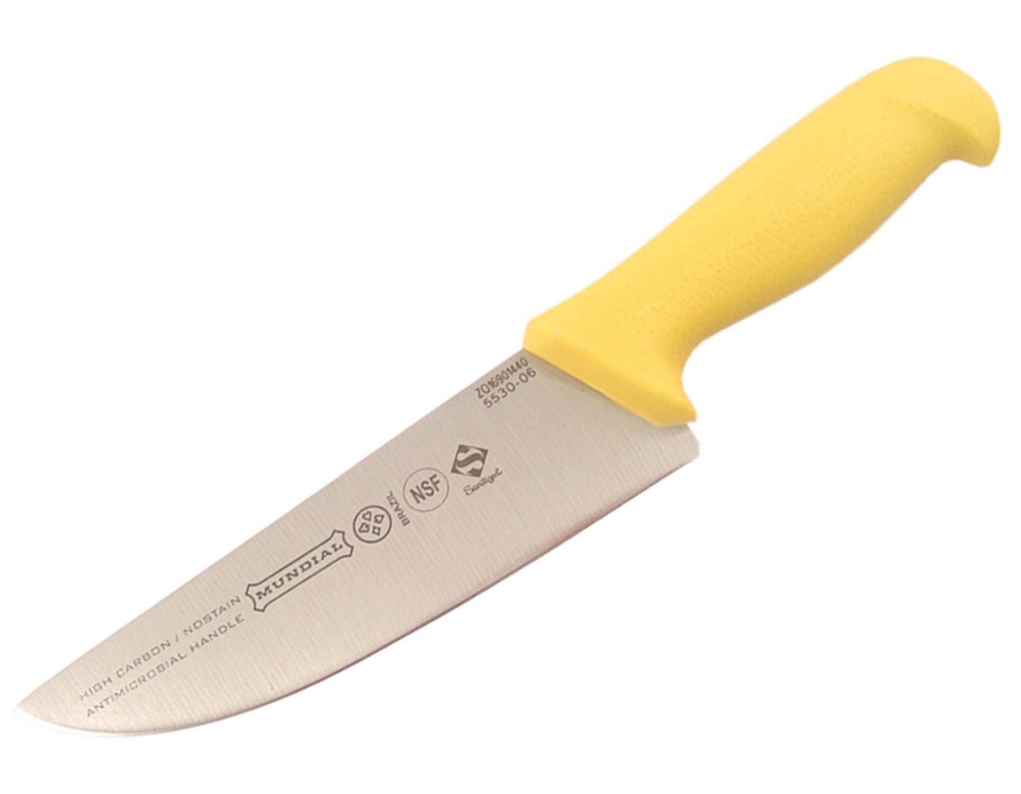 Mundial 5500 Series 6" Butcher's Knife (Yellow Handle)