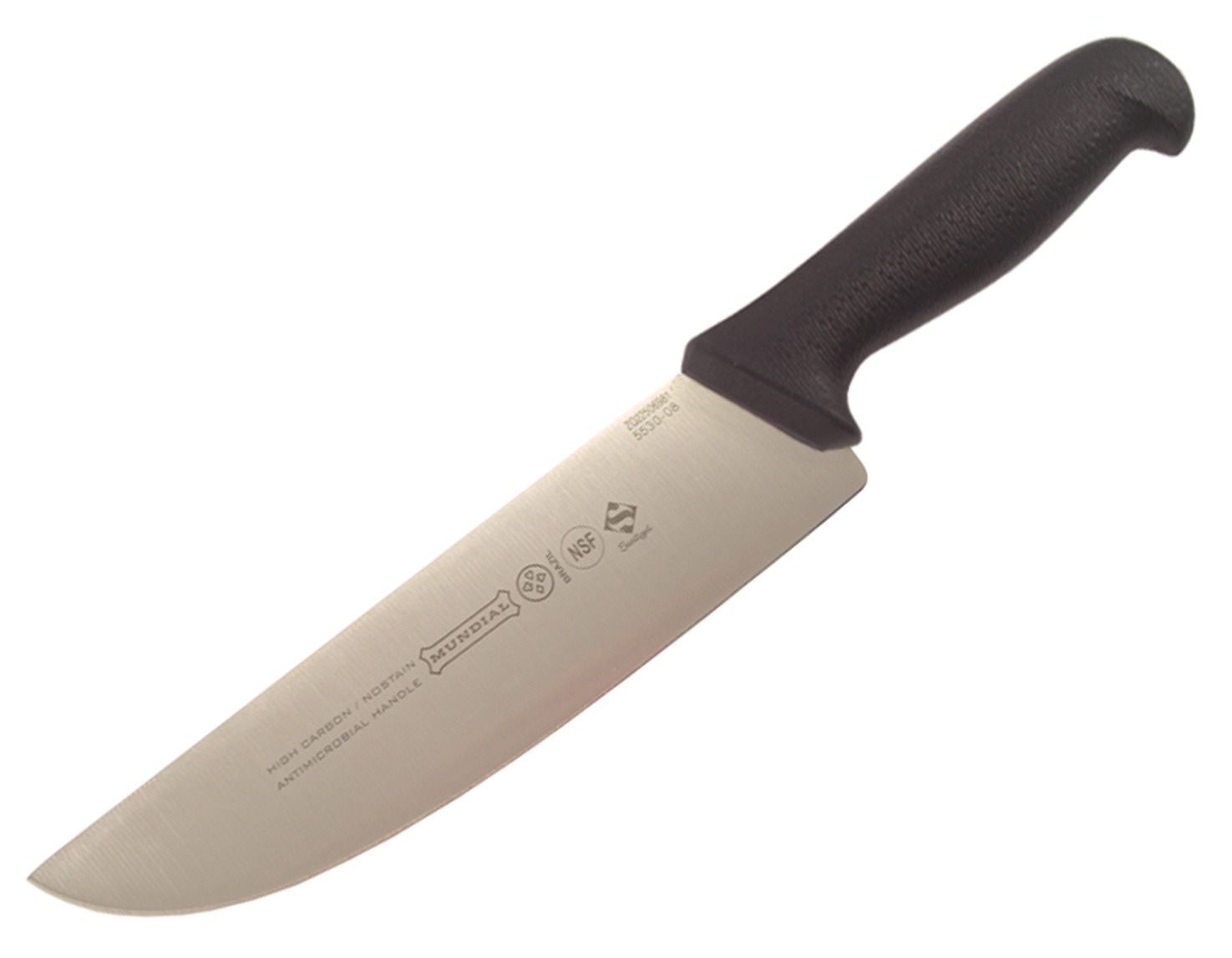 Mundial 5530031BK 8" Butcher's Knife (Black Handle)