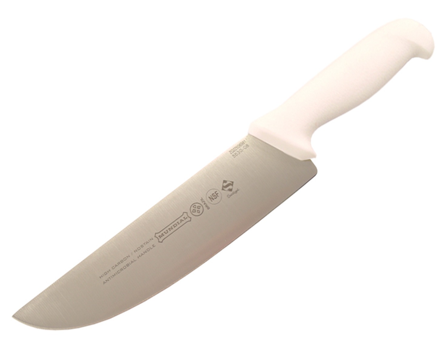Mundial 5530031WH 8" Butcher's Knife (White Handle)