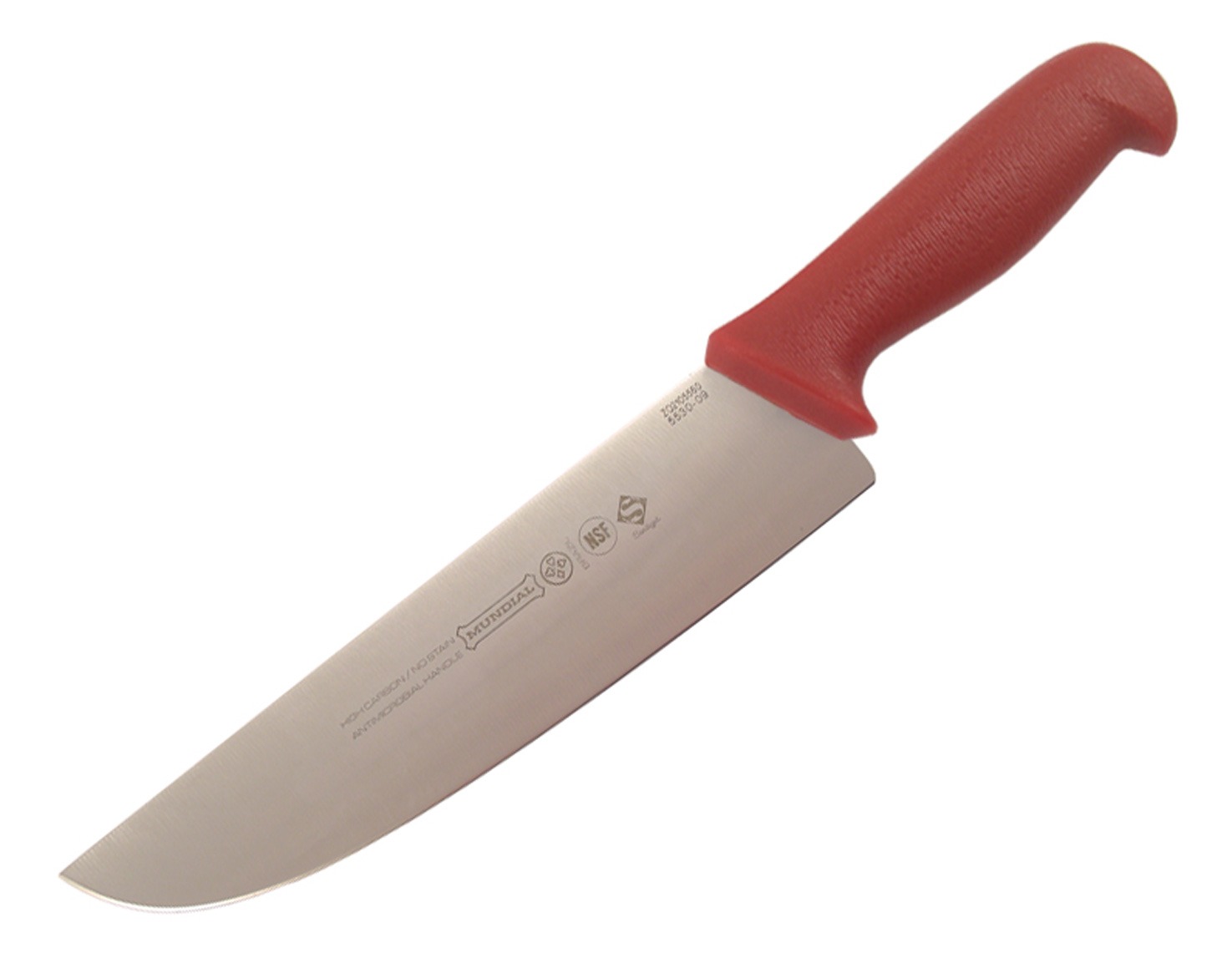 Mundial 5500 Series 9" Butcher's Knife (Red Handle)