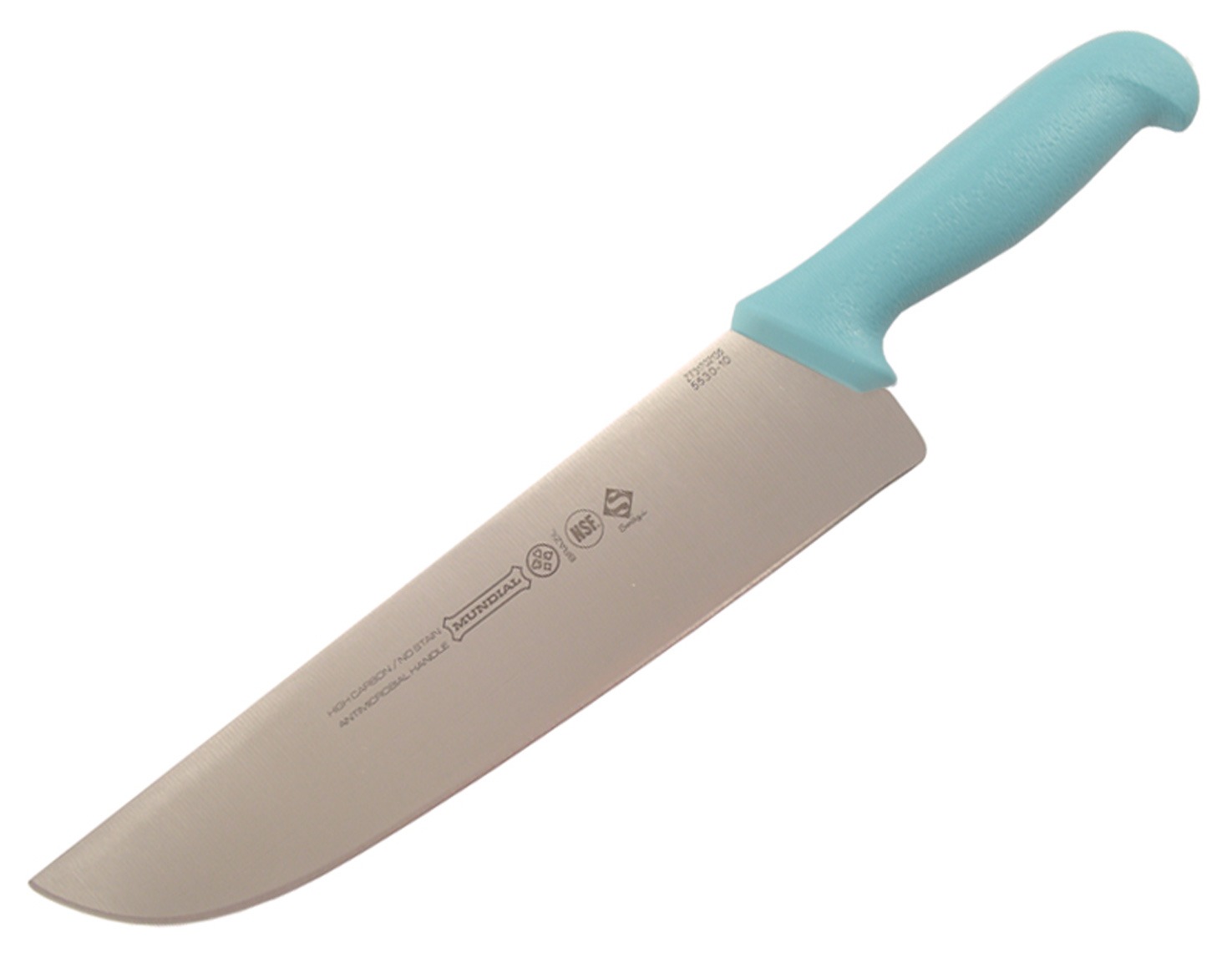 Mundial 5530038GR 10" Butcher's Knife (Light Green Handle)