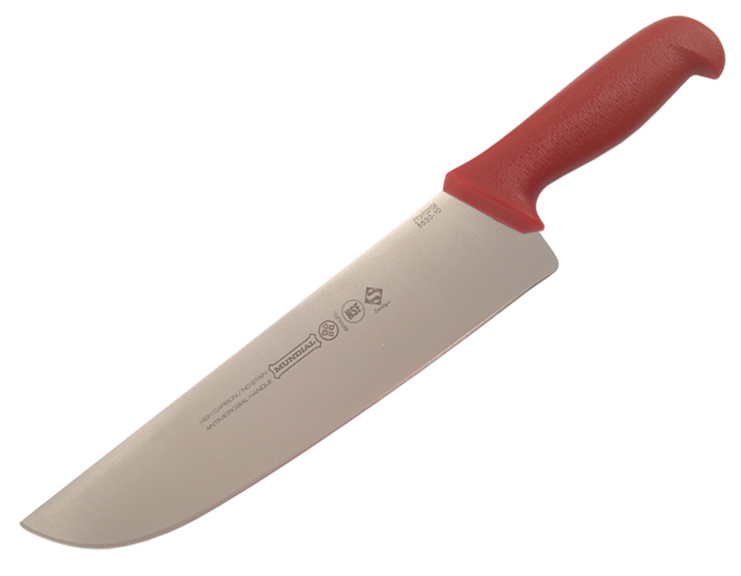Mundial 5530038RED 10" Butcher's Knife (Red Handle)