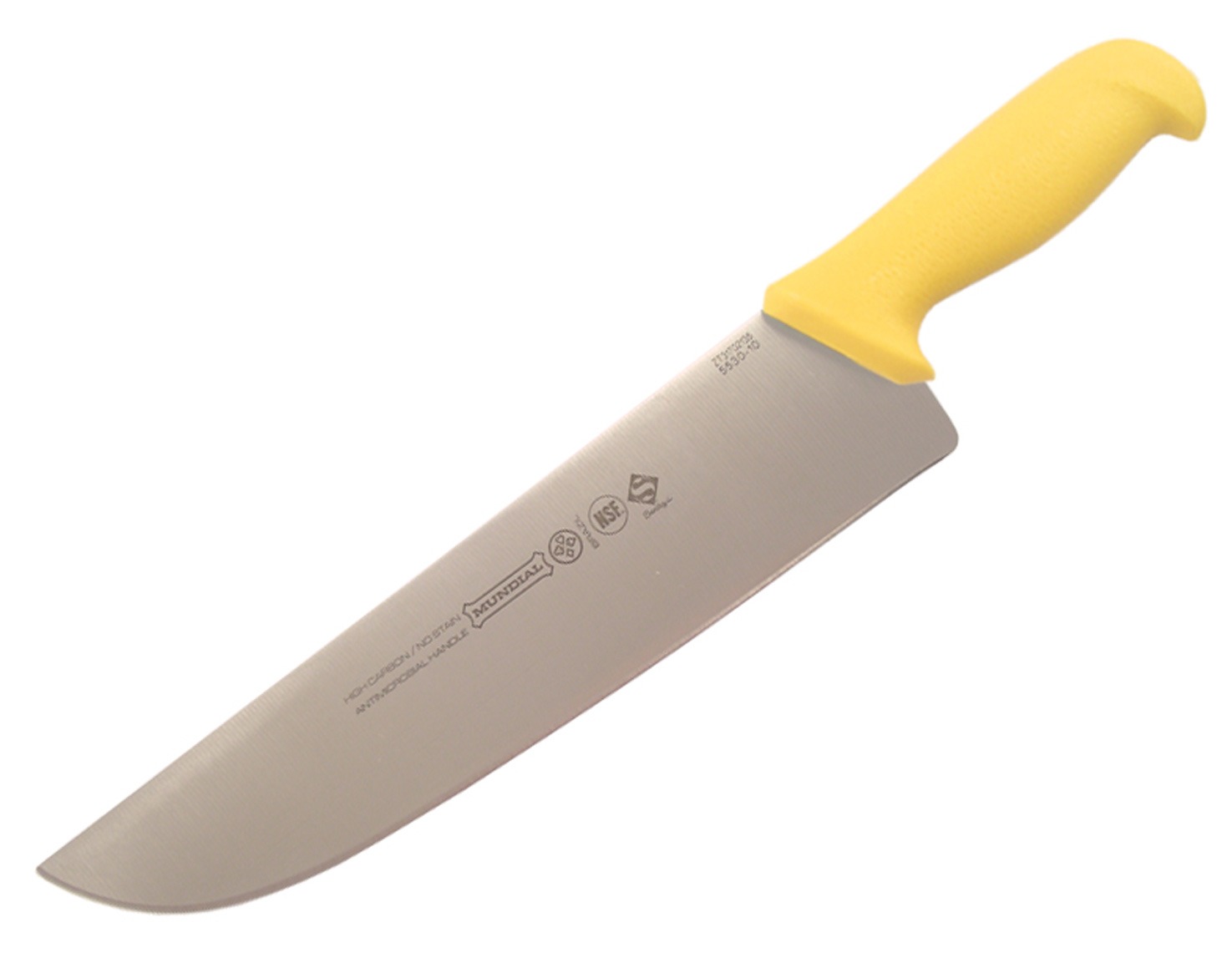 Mundial 5530038YE 10" Butcher's Knife (Yellow Handle)