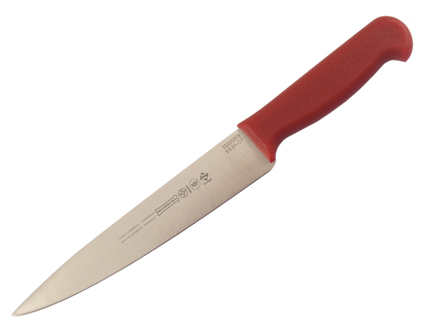 Mundial 5500 Series 7” Trimming Knife (Red Handle)