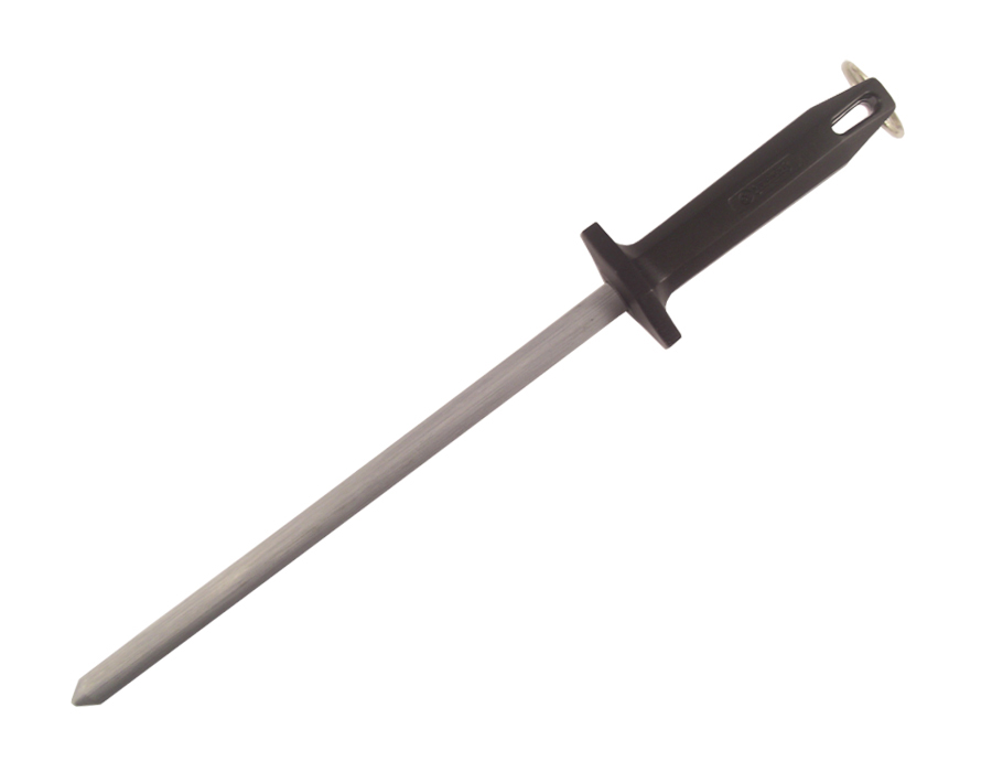 5540-10" SHARPENING STEEL - BLACK HANDLE
