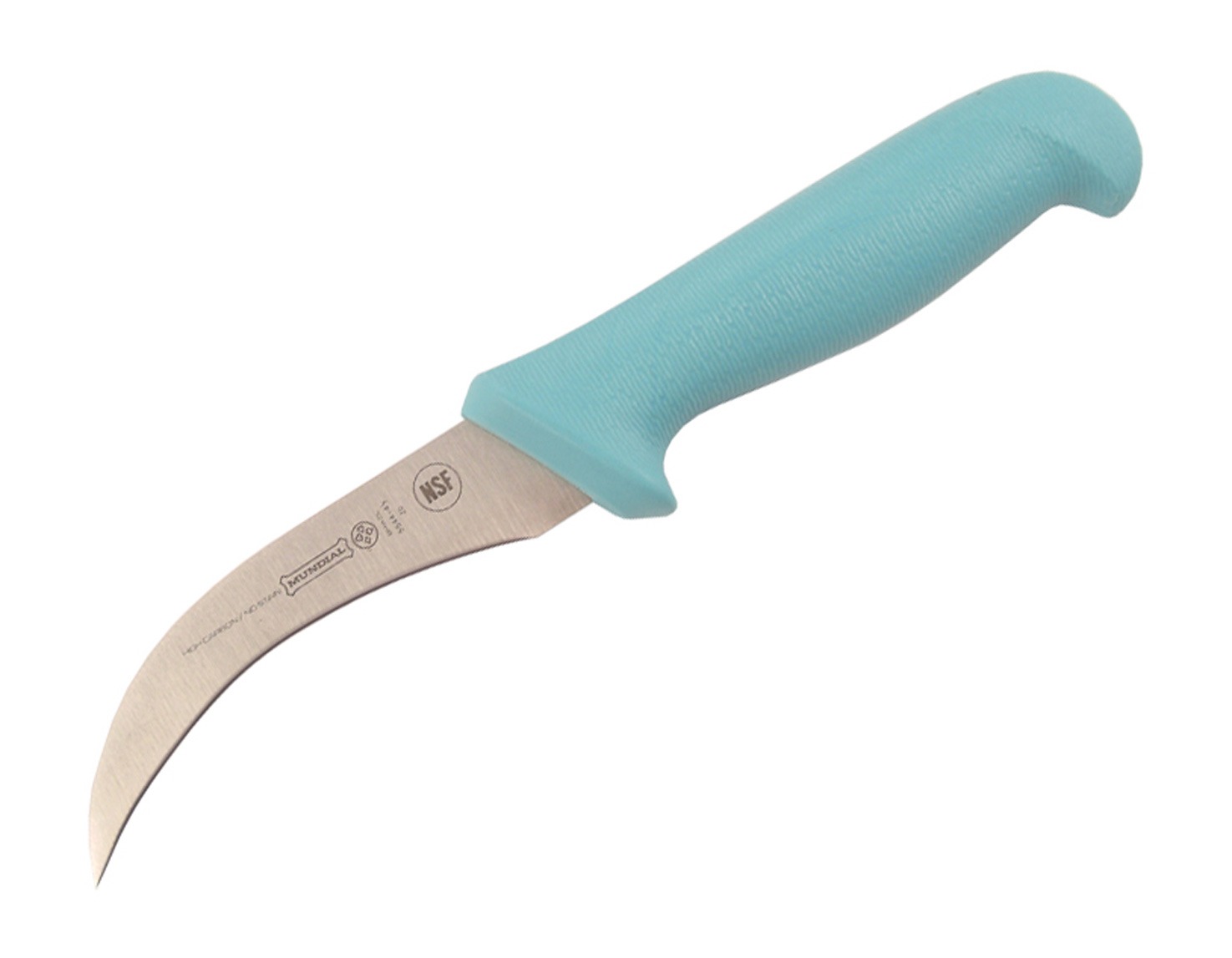 Mundial 5500 Series 4" Curved Boning Knife (Light Green Handle)