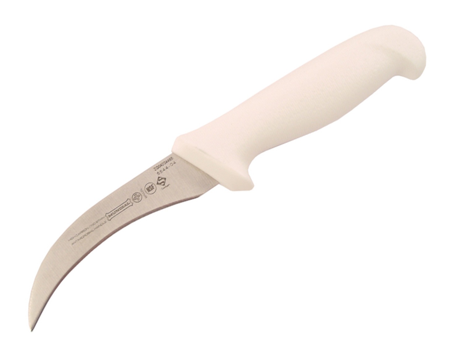 Mundial 5500 Series 4" Curved Boning Knife (White Handle)