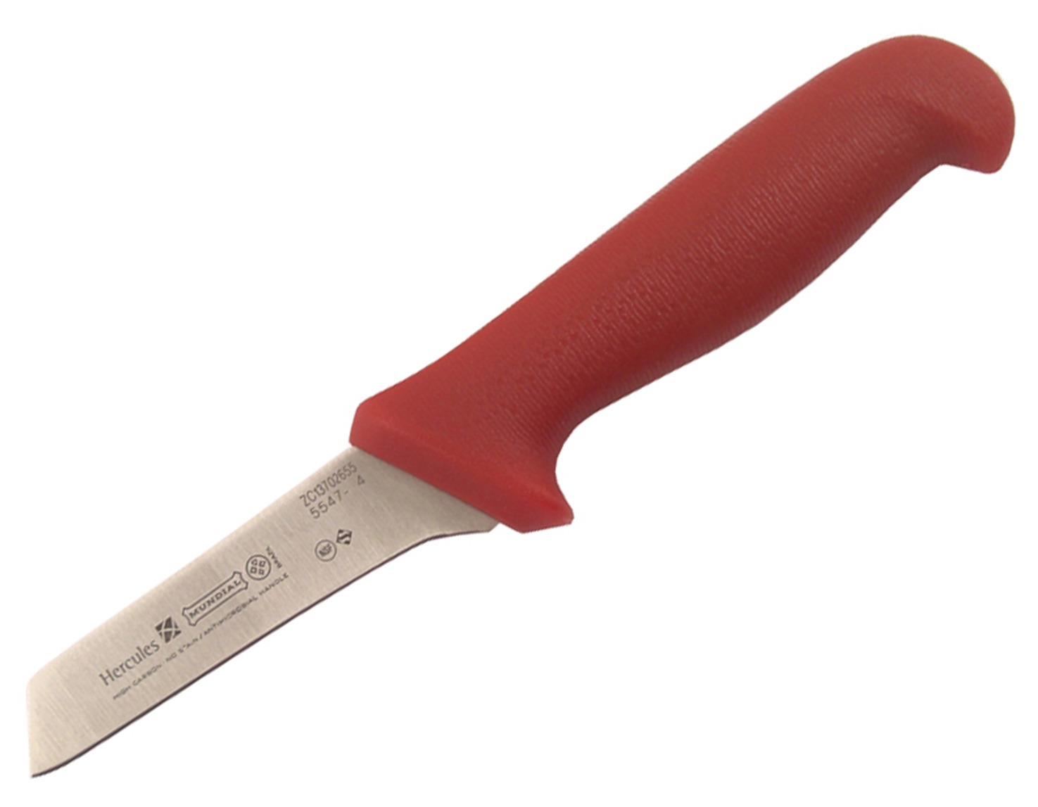 Mundial 5500 Series 4" Snub Nose Boning Knife (Red Handle)