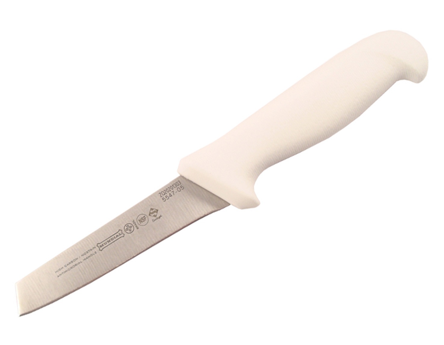Mundial 5500 Series 5" Snub Nose Boning Knife (White Handle)