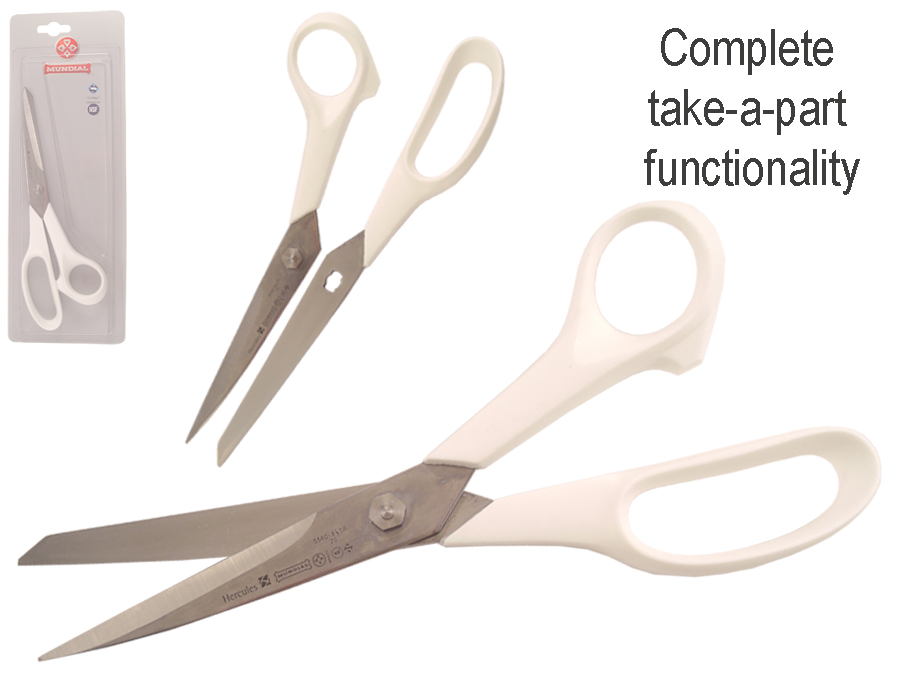 5560 8-1/2" SCISSOR WHITE HANDLE